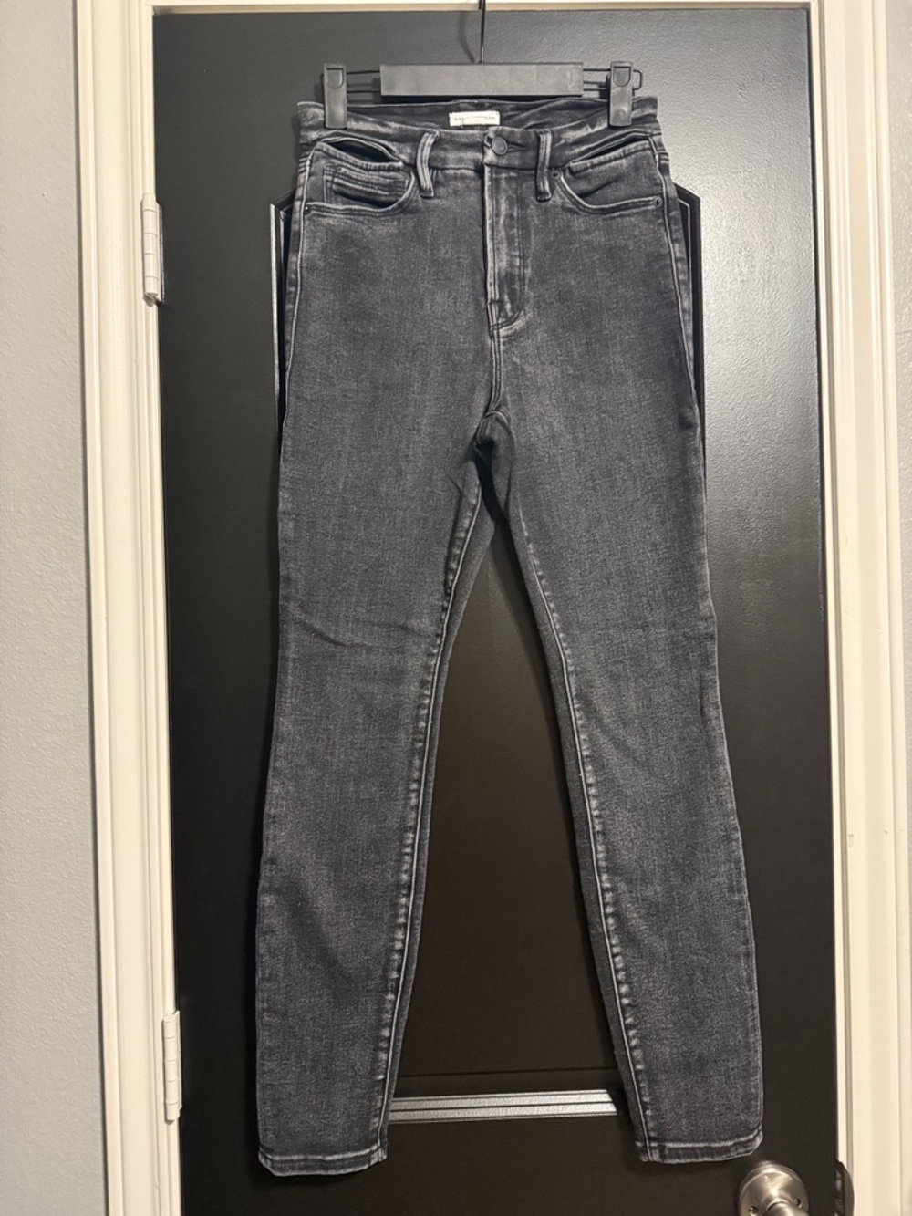 Good American Black Skinny Jeans sz 2